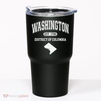 Washington DC District Of Columbia Est 1790 Varsity Tumbler thumb 0
