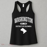 Washington DC District Of Columbia Est 1790 Varsity Women's Tank Top thumb 3