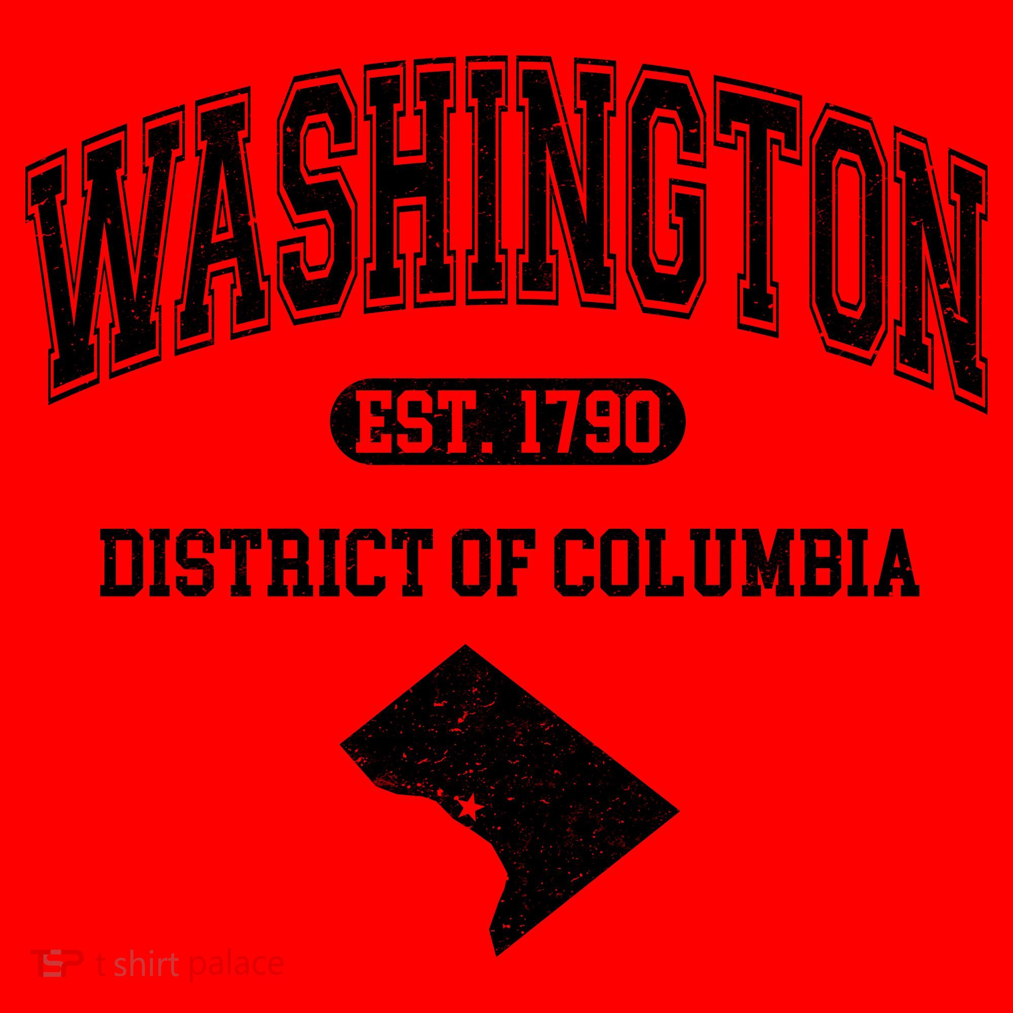 Washington DC District Of Columbia Est 1790 Varsity Santa Hat