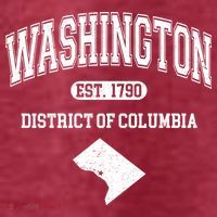 Washington DC District Of Columbia Est 1790 Varsity T-Shirt thumb 5