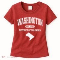 Washington DC District Of Columbia Est 1790 Varsity Women's T-Shirt thumb 0
