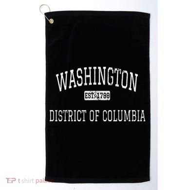 Washington DC DC Vintage Golf Towel