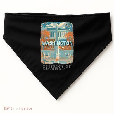 Washington Dc Dc Monumental Majesty Sd741 USA-Made Doggie Bandana