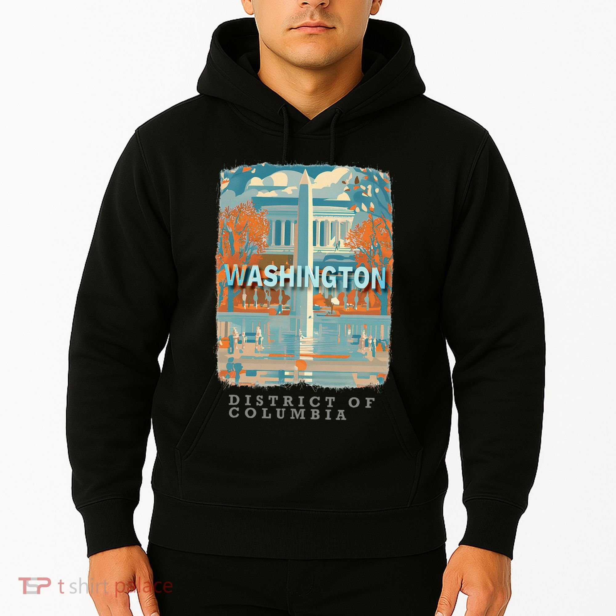 Washington Dc Dc Monumental Majesty Sd741 Hoodie