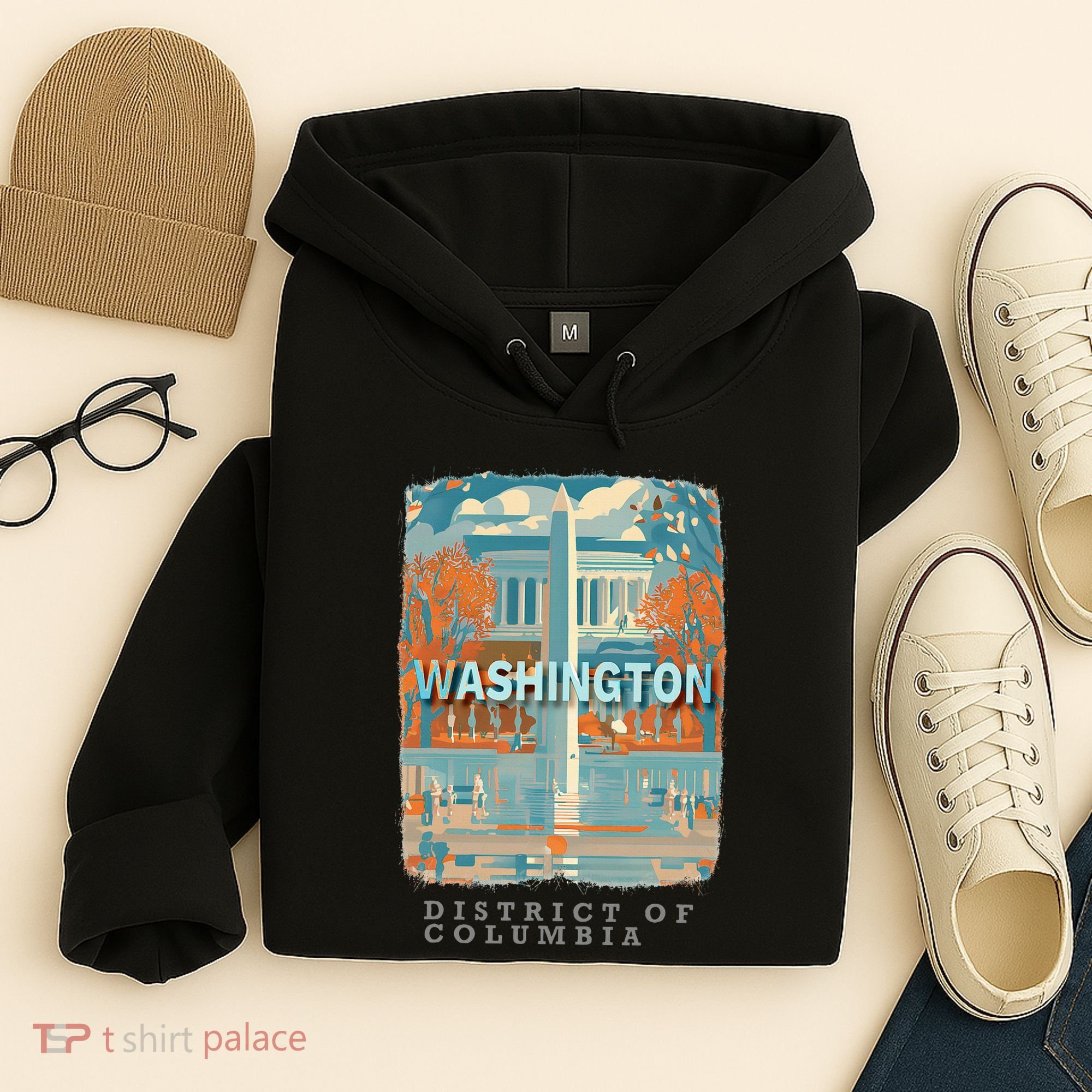 Washington Dc Dc Monumental Majesty Sd741 Hoodie