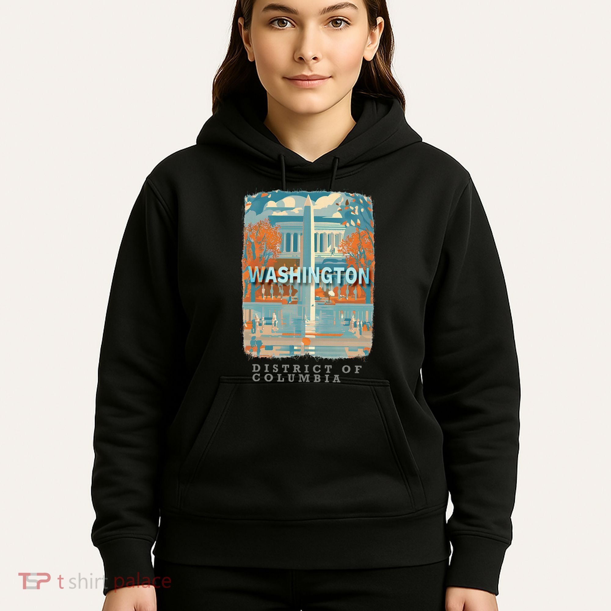 Washington Dc Dc Monumental Majesty Sd741 Hoodie