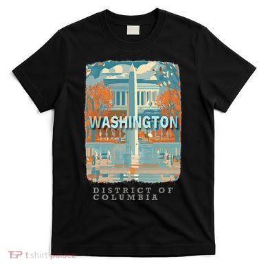 Washington Dc Dc Monumental Majesty Sd741 T-Shirt
