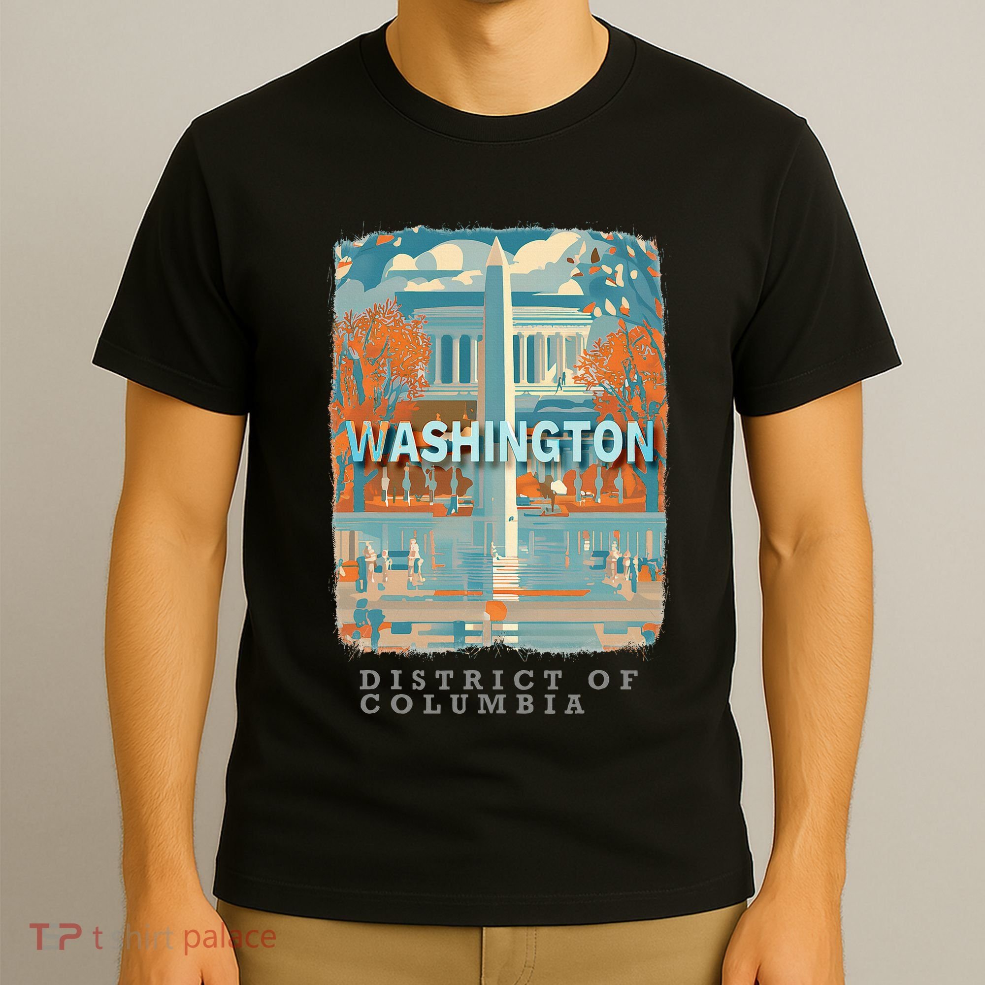 Washington Dc Dc Monumental Majesty Sd741 T-Shirt
