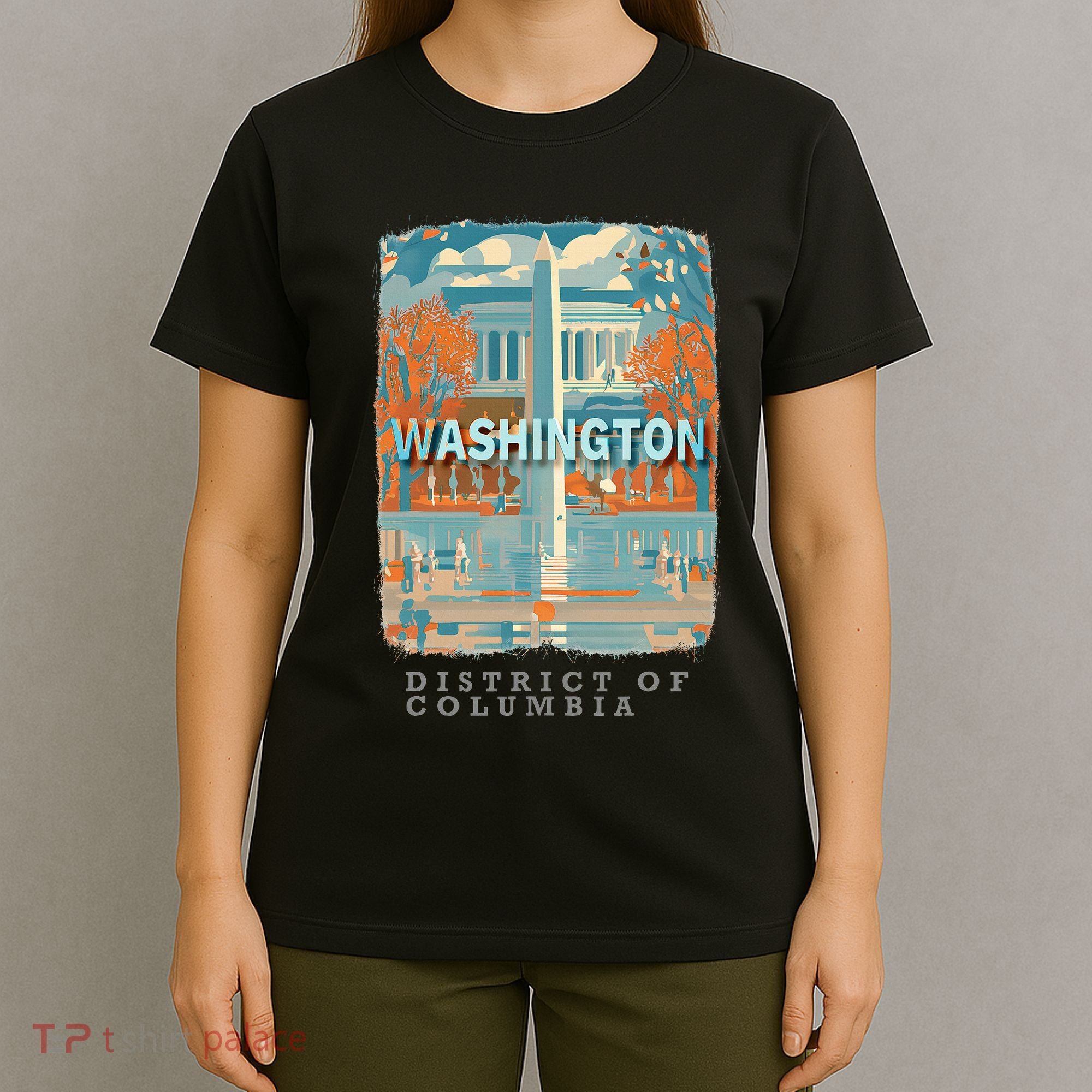 Washington Dc Dc Monumental Majesty Sd741 T-Shirt