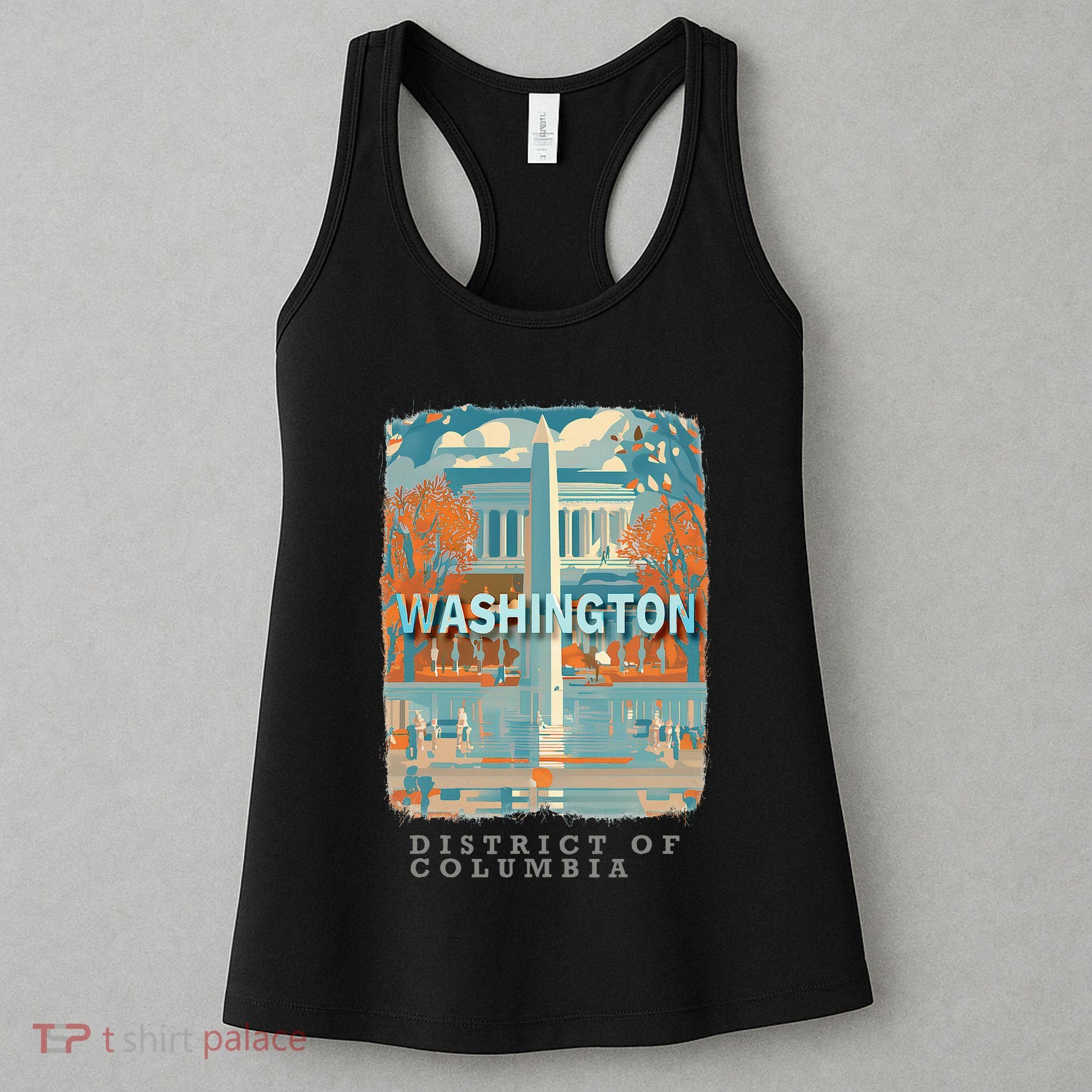 Washington Dc Dc Monumental Majesty Sd741 Women's Tank Top