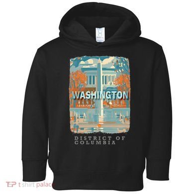 Washington Dc Dc Monumental Majesty Sd741 Toddler Hoodie