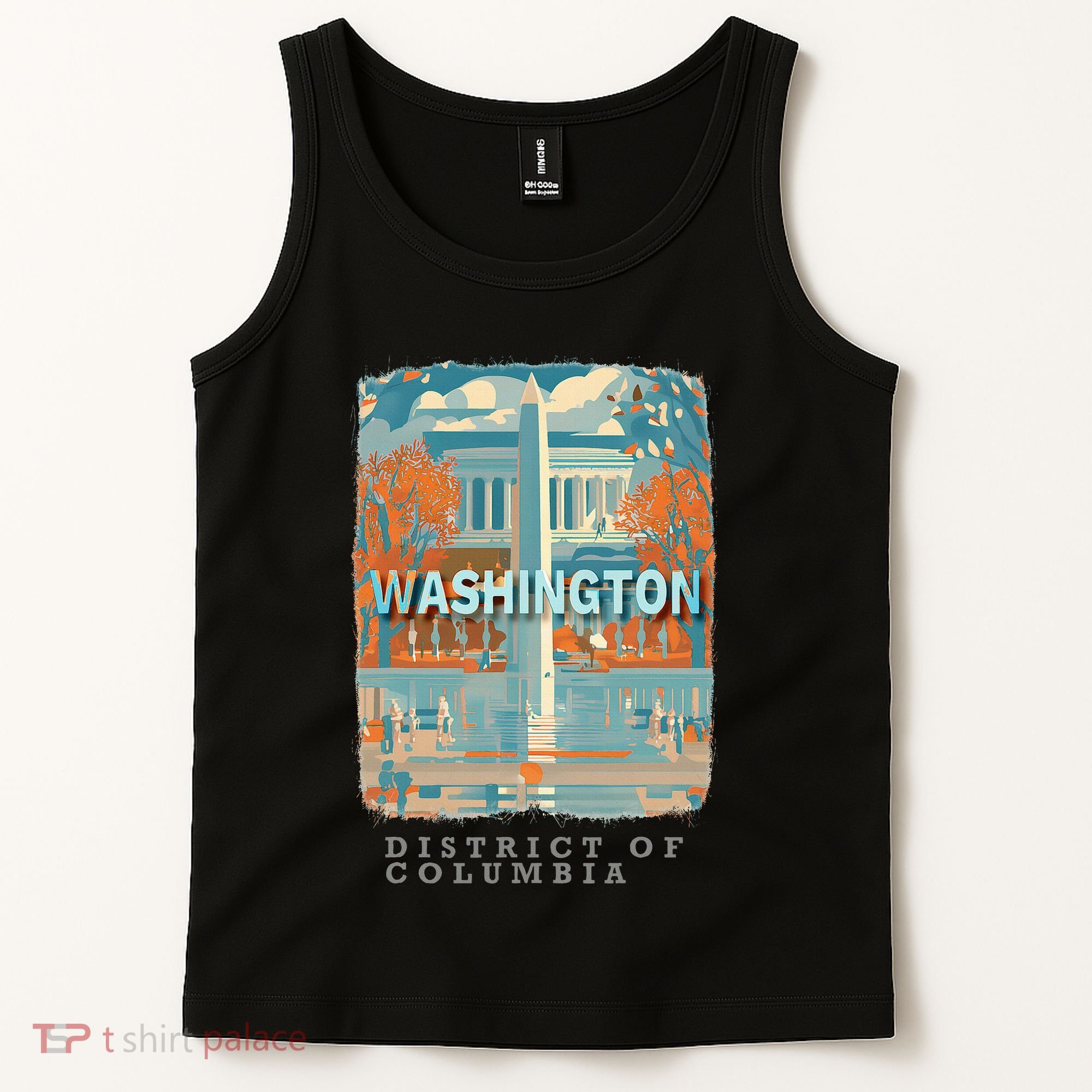Washington Dc Dc Monumental Majesty Sd741 Tank Top