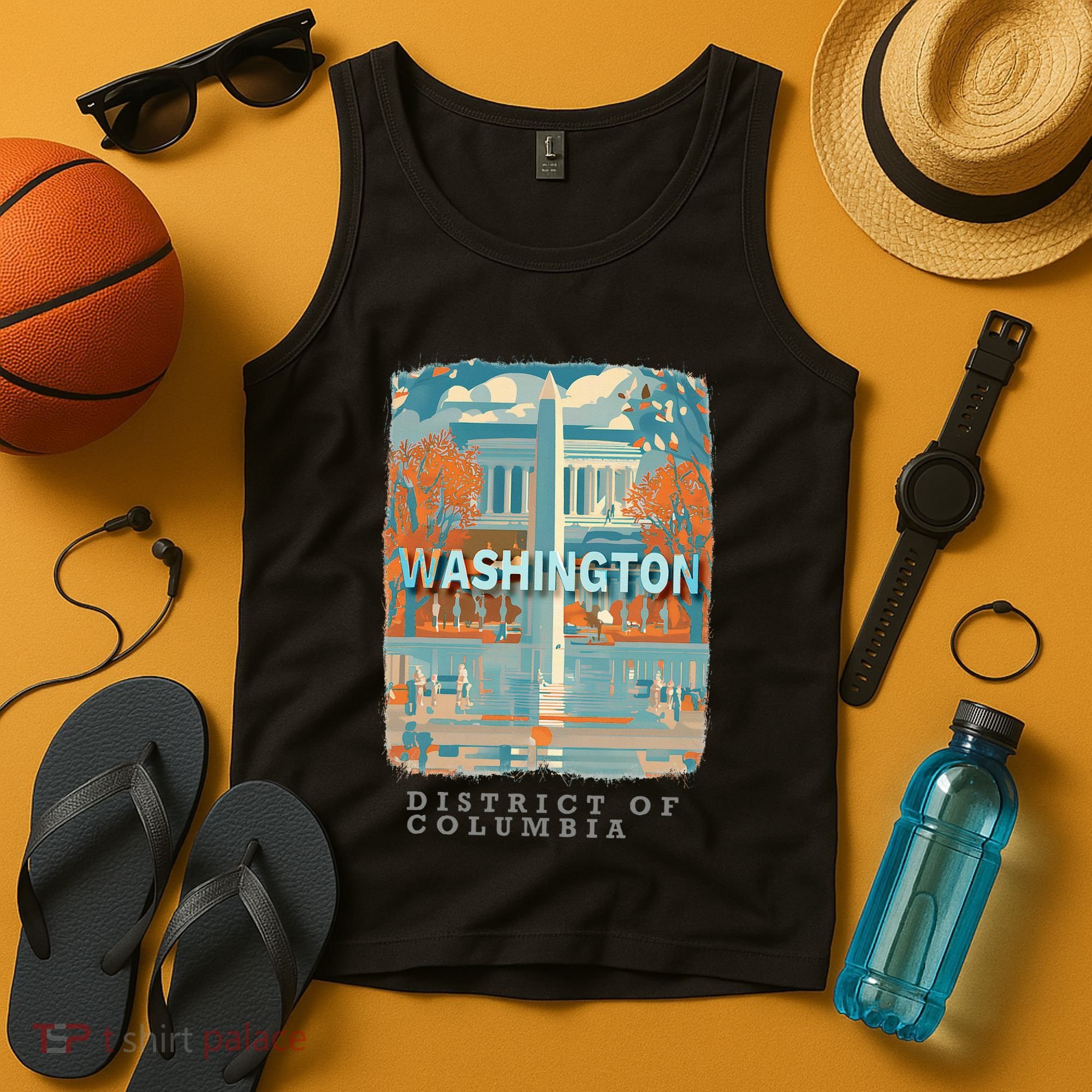 Washington Dc Dc Monumental Majesty Sd741 Tank Top