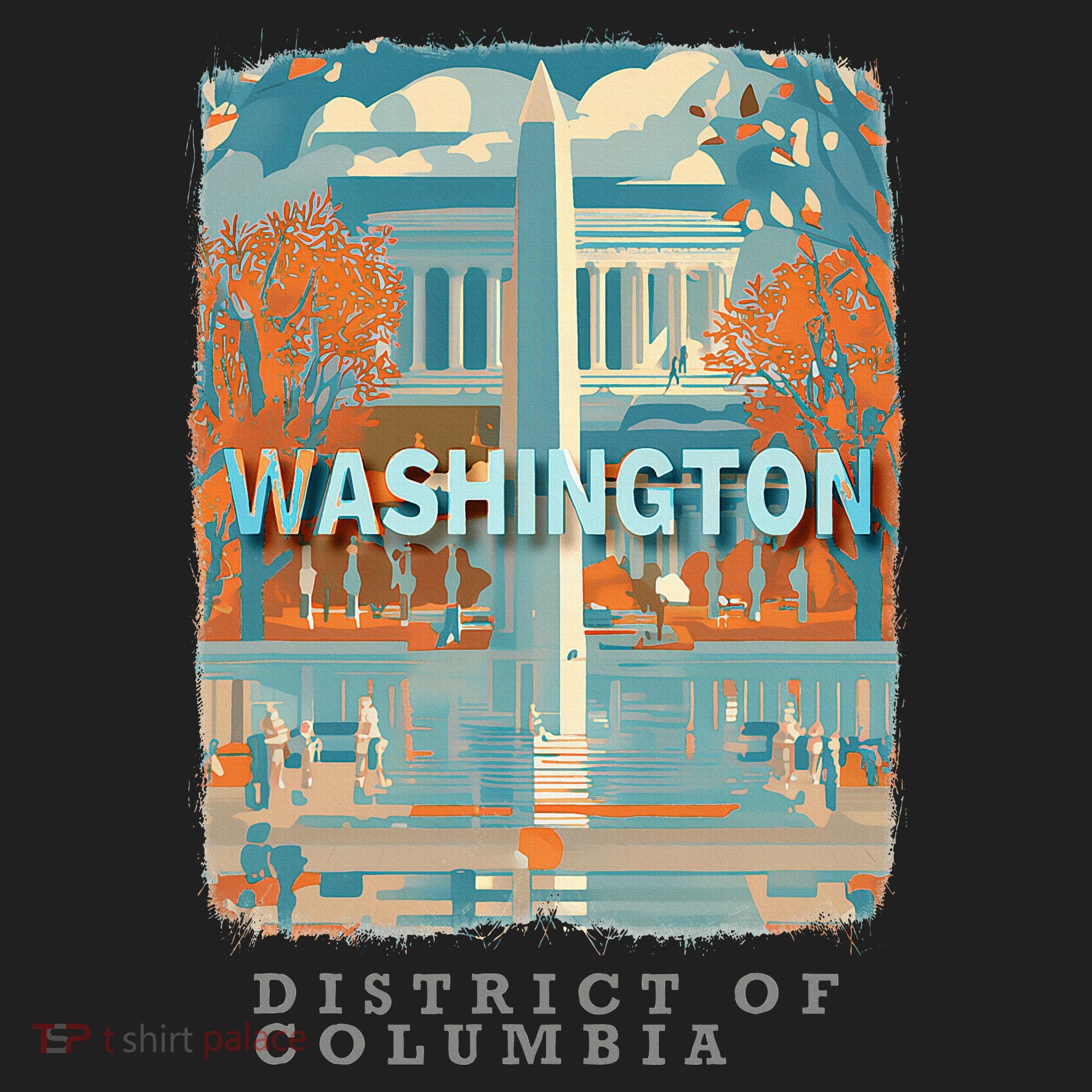 Washington Dc Dc Monumental Majesty Sd741 Golf Towel