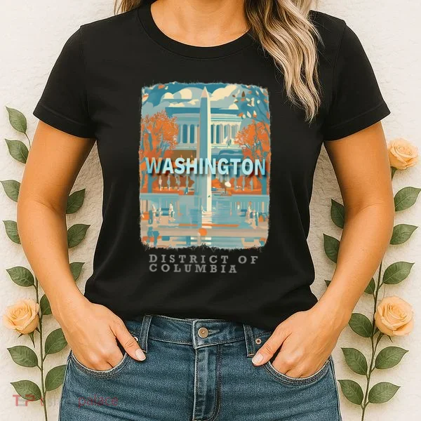 Washington Dc Dc Monumental Majesty Sd741 Women's T-Shirt