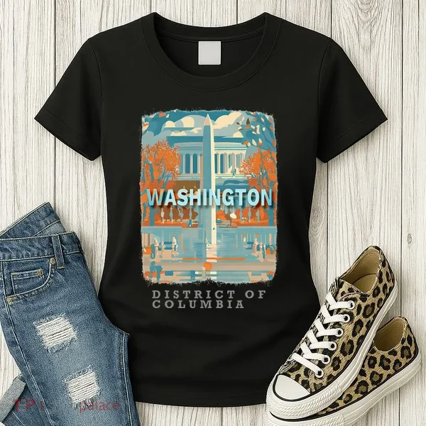 Washington Dc Dc Monumental Majesty Sd741 Women's T-Shirt
