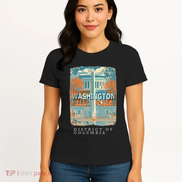 Washington Dc Dc Monumental Majesty Sd741 Women's T-Shirt