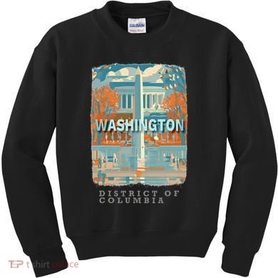 Washington Dc Dc Monumental Majesty Sd741 Kids Sweatshirt