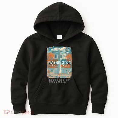Washington Dc Dc Monumental Majesty Sd741 Kids Hoodie