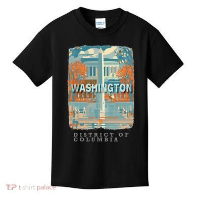 Washington Dc Dc Monumental Majesty Sd741 Kids T-Shirt