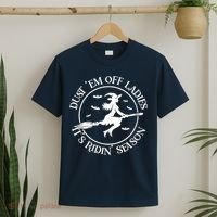 Womens Dust 'Em Off Ladies It's Ridin' Season T-Shirt thumb 2