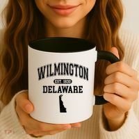 Wilmington Delaware Est 1832 Varsity Coffee Mug thumb 3