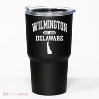 Wilmington Delaware Est 1832 Varsity Tumbler thumb 0