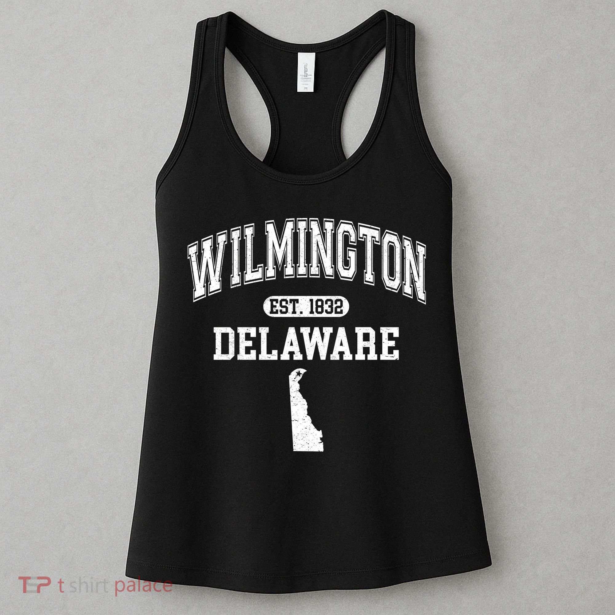Wilmington Delaware Est 1832 Varsity Women's Tank Top