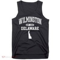 Wilmington Delaware Est 1832 Varsity Tank Top thumb 0
