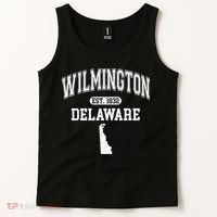 Wilmington Delaware Est 1832 Varsity Tank Top thumb 2