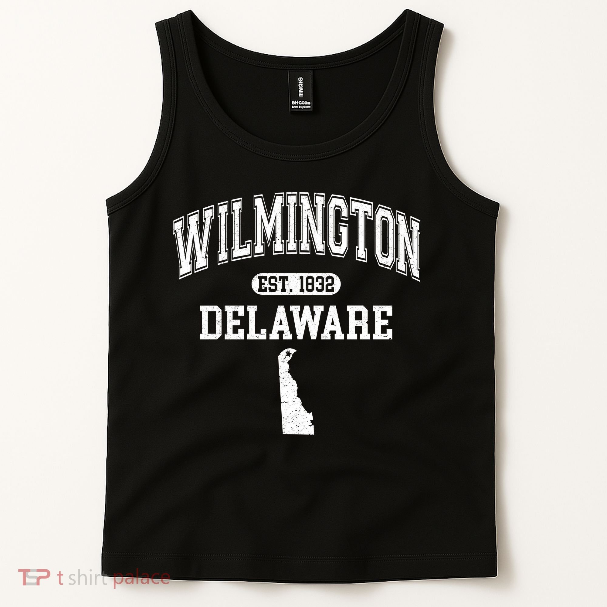 Wilmington Delaware Est 1832 Varsity Tank Top