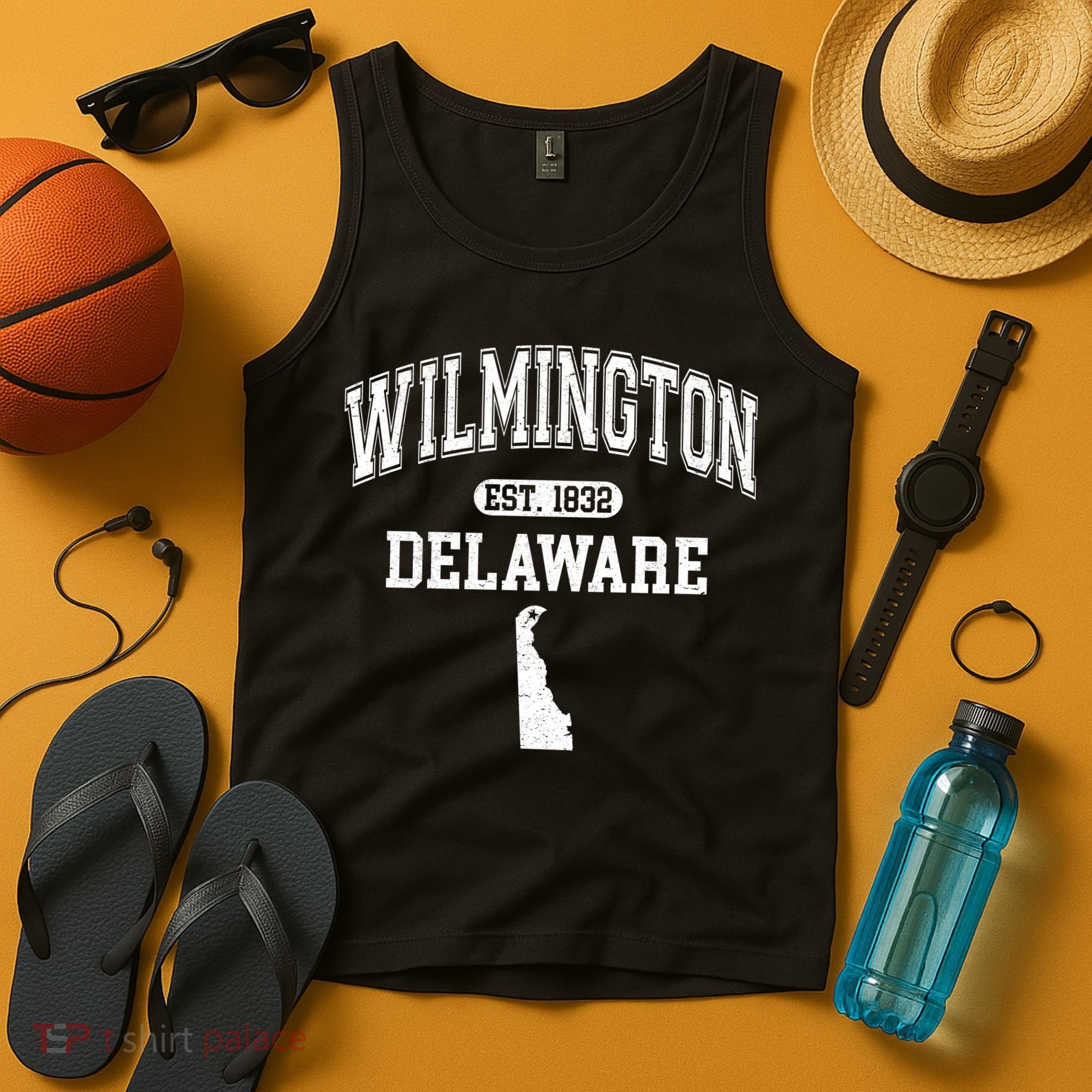 Wilmington Delaware Est 1832 Varsity Tank Top