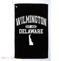 Wilmington Delaware Est 1832 Varsity Golf Towel thumb 0