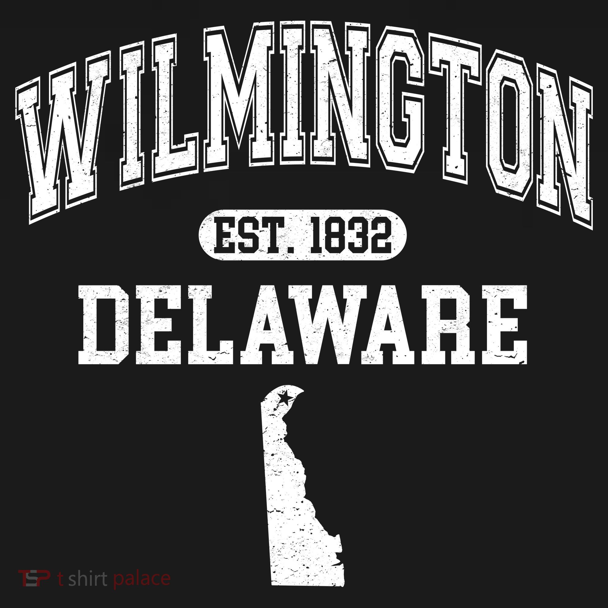 Wilmington Delaware Est 1832 Varsity Visor