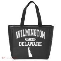 Wilmington Delaware Est 1832 Varsity Tote Bag thumb 0