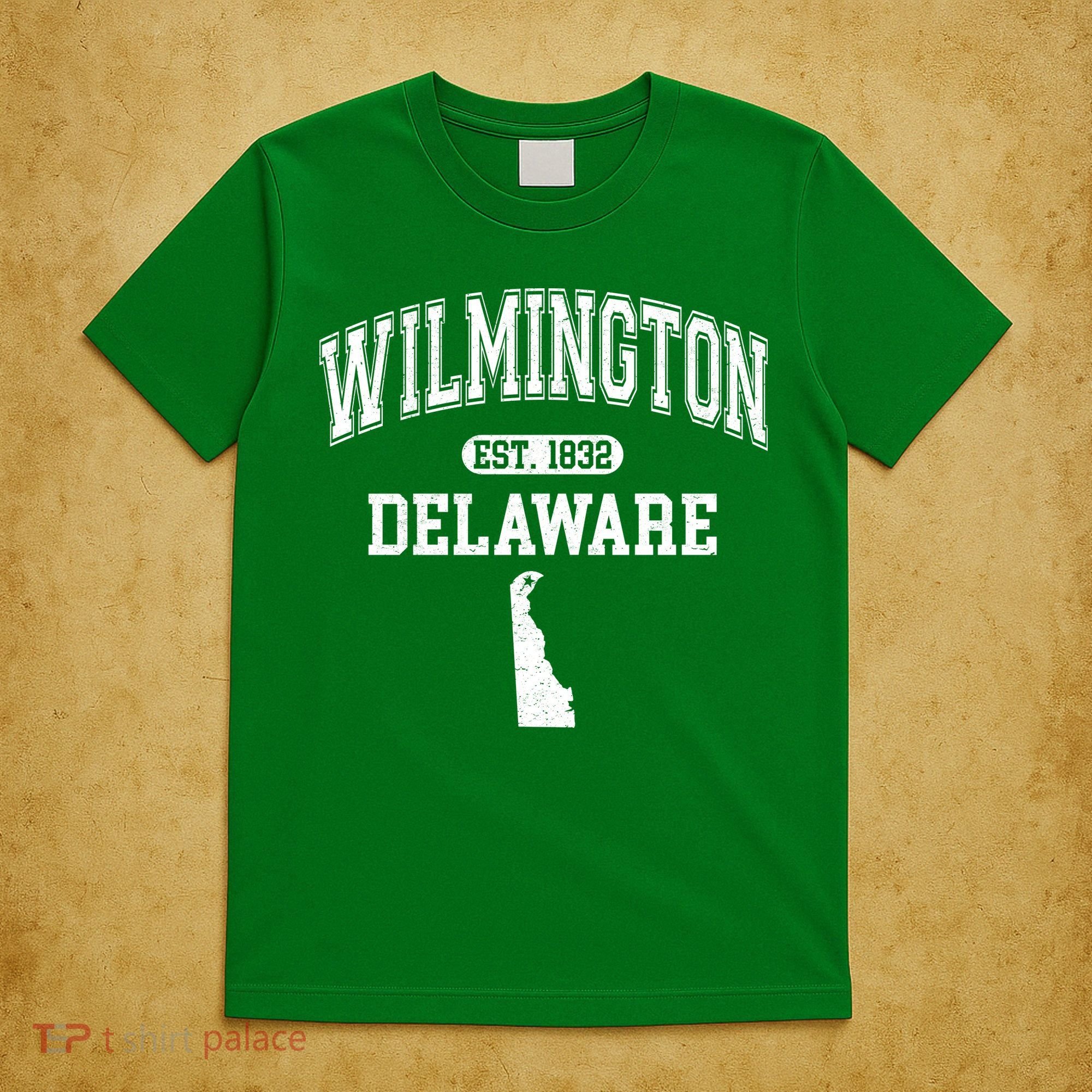 Wilmington Delaware Est 1832 Varsity T-Shirt