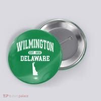 Wilmington Delaware Est 1832 Varsity Button thumb 0