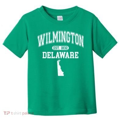 Wilmington Delaware Est 1832 Varsity Toddler T-Shirt