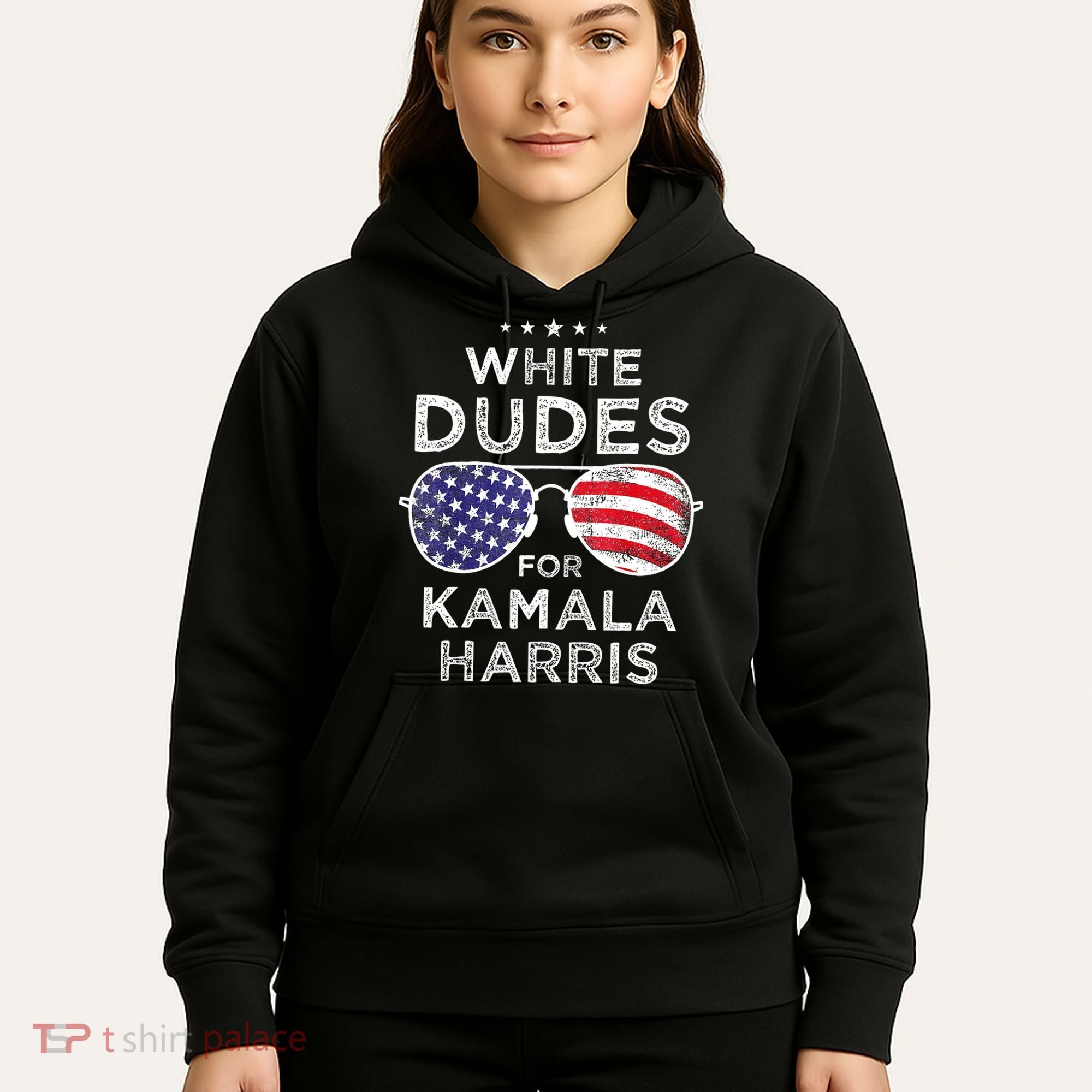 White Dudes For Kamala Harris Hoodie
