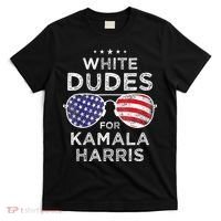 White Dudes For Kamala Harris T-Shirt thumb 0