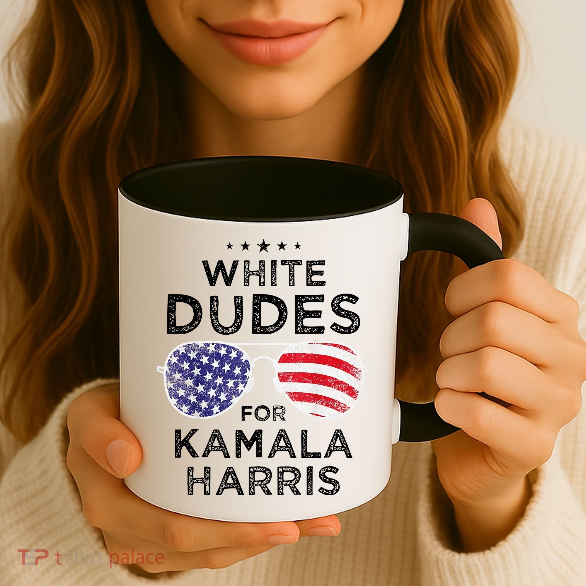 White Dudes For Kamala Harris Coffee Mug
