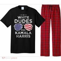 White Dudes For Kamala Harris Pajama Set thumb 0