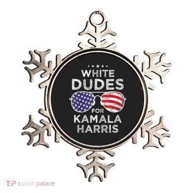 White Dudes For Kamala Harris Ornament