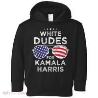 White Dudes For Kamala Harris Toddler Hoodie thumb 0