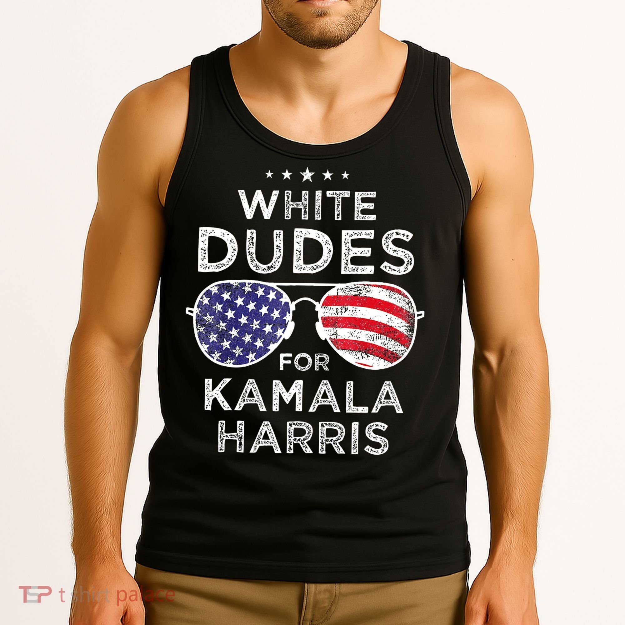 White Dudes For Kamala Harris Tank Top