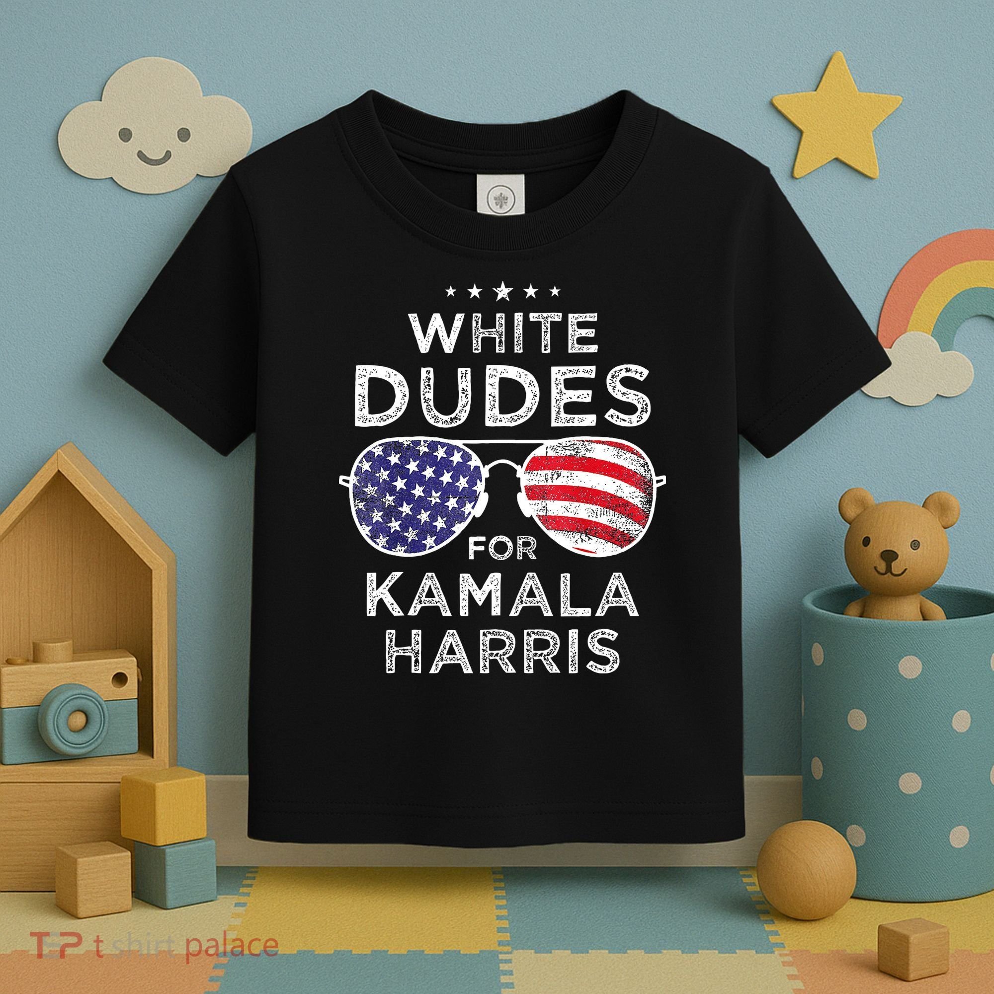 White Dudes For Kamala Harris Toddler T-Shirt