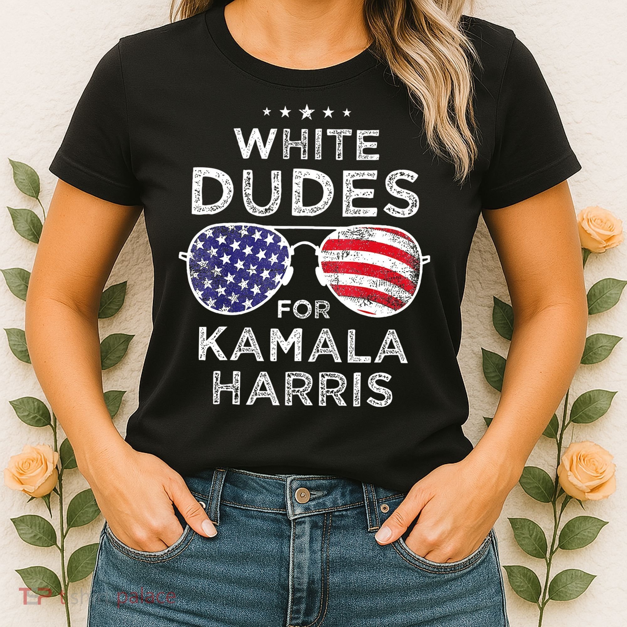 White Dudes For Kamala Harris Women's T-Shirt
