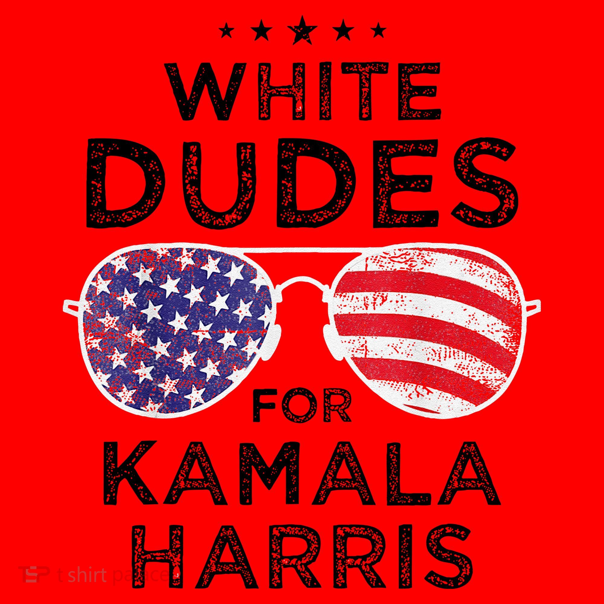 White Dudes For Kamala Harris Santa Hat