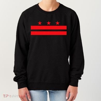 Washington Dc Flag Women's Sweatshirt