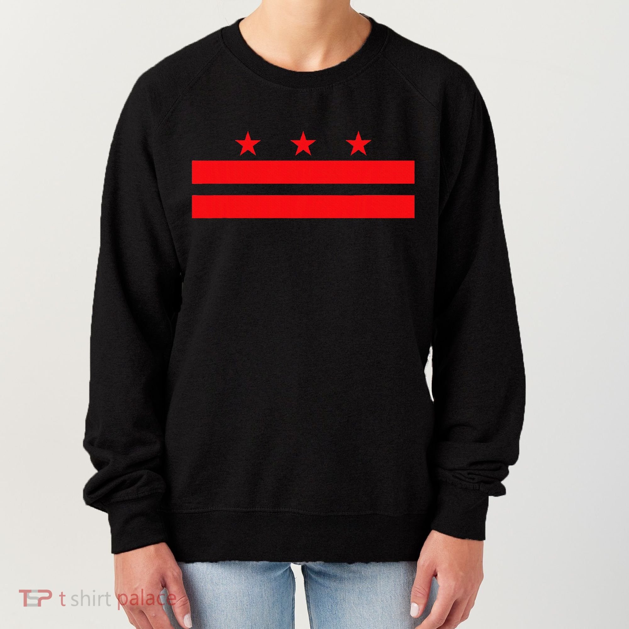 Washington Dc Flag Women's Sweatshirt